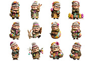 Whimsical Easter Grumpy Old Lady, a Graphic by CitraGraphics (Thumbnail 2 of 5)