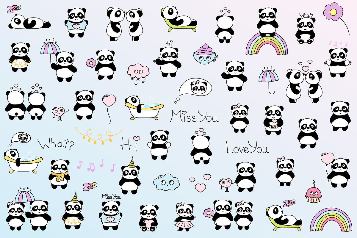 Cute Panda, an Animal Illustration by My Sweet Dreams (Photo 2 of 7)