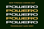 Powero Futuristic Font, a Sans Serif Font by Artiveko (Thumbnail 1 of 4)