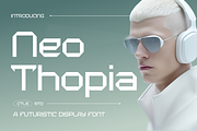 Neothopia Futuristic Display Fpnt, a Sans Serif Font by Catalystco Studio (Thumbnail 1 of 7)
