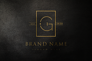 G letter MINIMAL VINTAGE LOGOS, a Branding & Logo Template by Hamed Studio (Thumbnail 2 of 6)