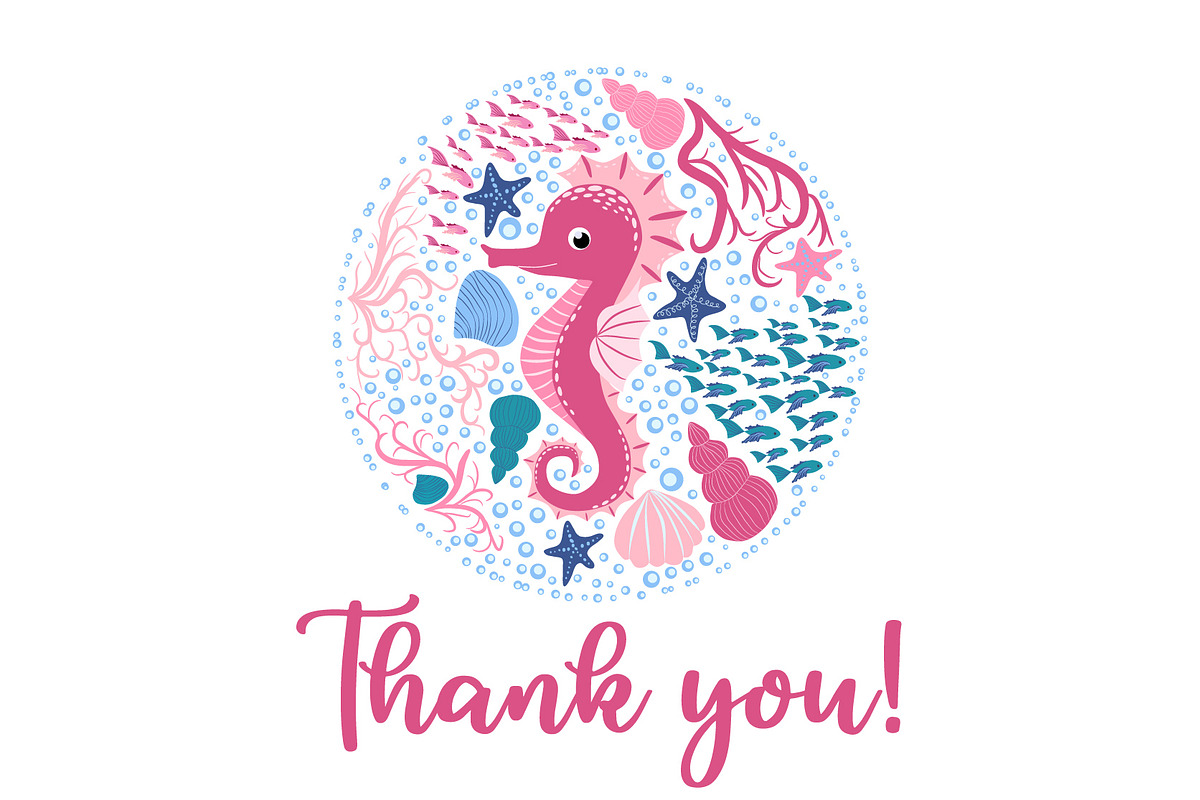 Seahorse Seamless Patterns, a Pattern Graphic by Michiru13 (Photo 23 of 23)