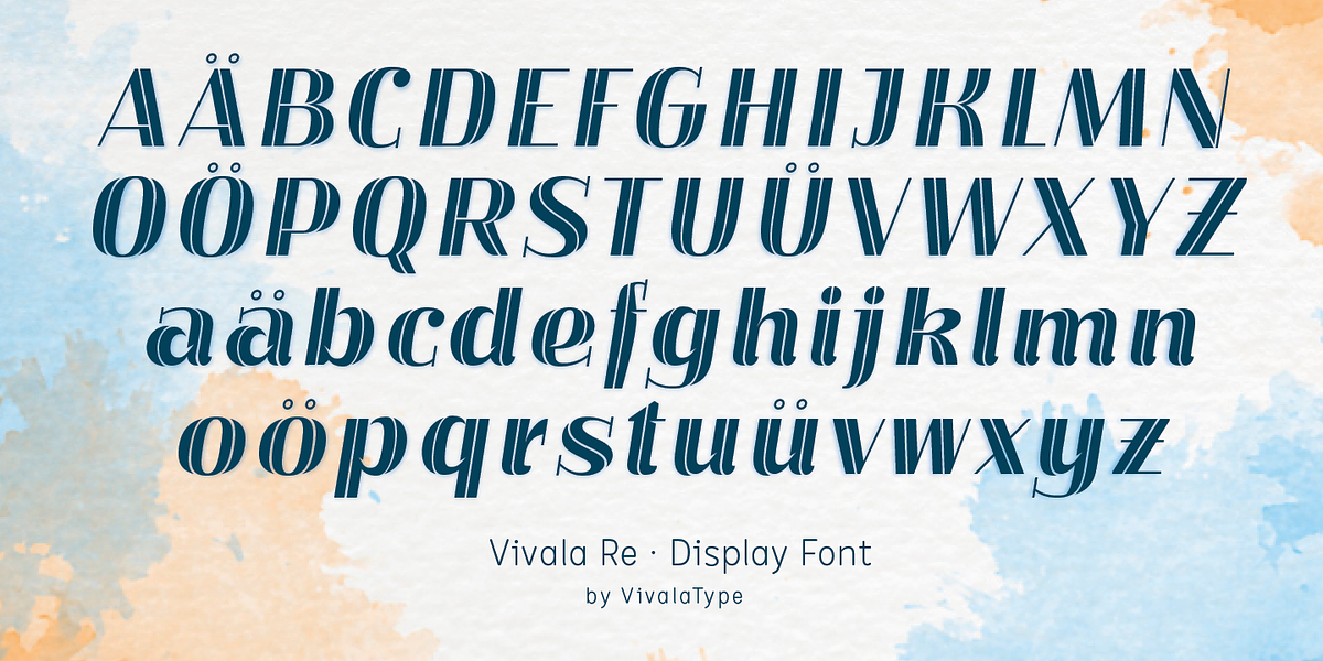 Vivala Re, a Font by VivalaType (Photo 4 of 8)