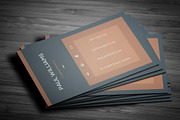 Minimal Corporate Business Card V4, a Business Card Template by PSD Storm (Thumbnail 4 of 6)