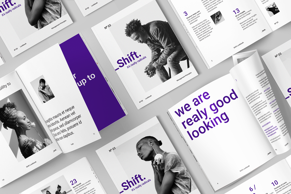 _Shift. Lookbook, a Brochure Template by silukEight (Photo 2 of 17)