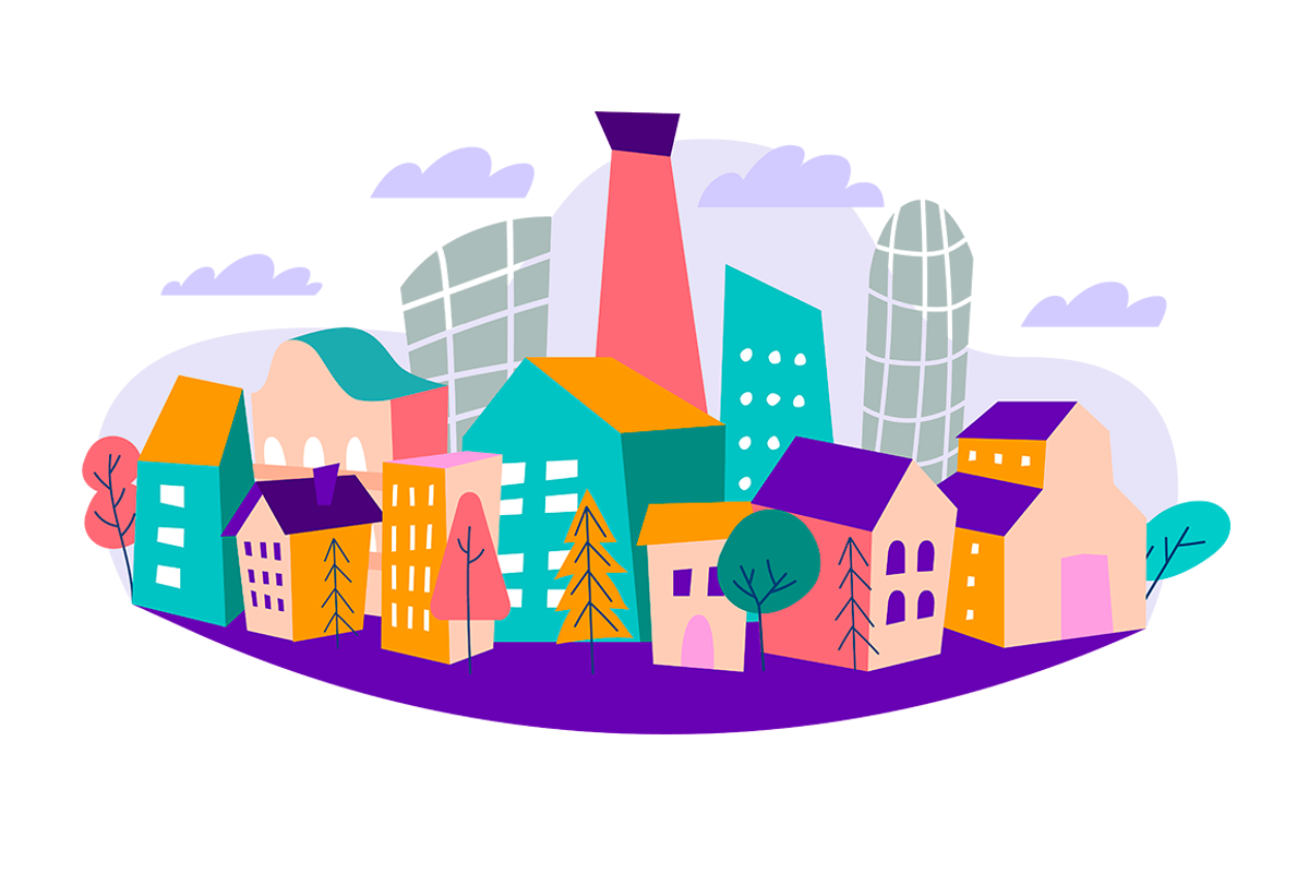 Cityscape scene creator, an Object Illustration by PixelAesthetic (Photo 5 of 7)