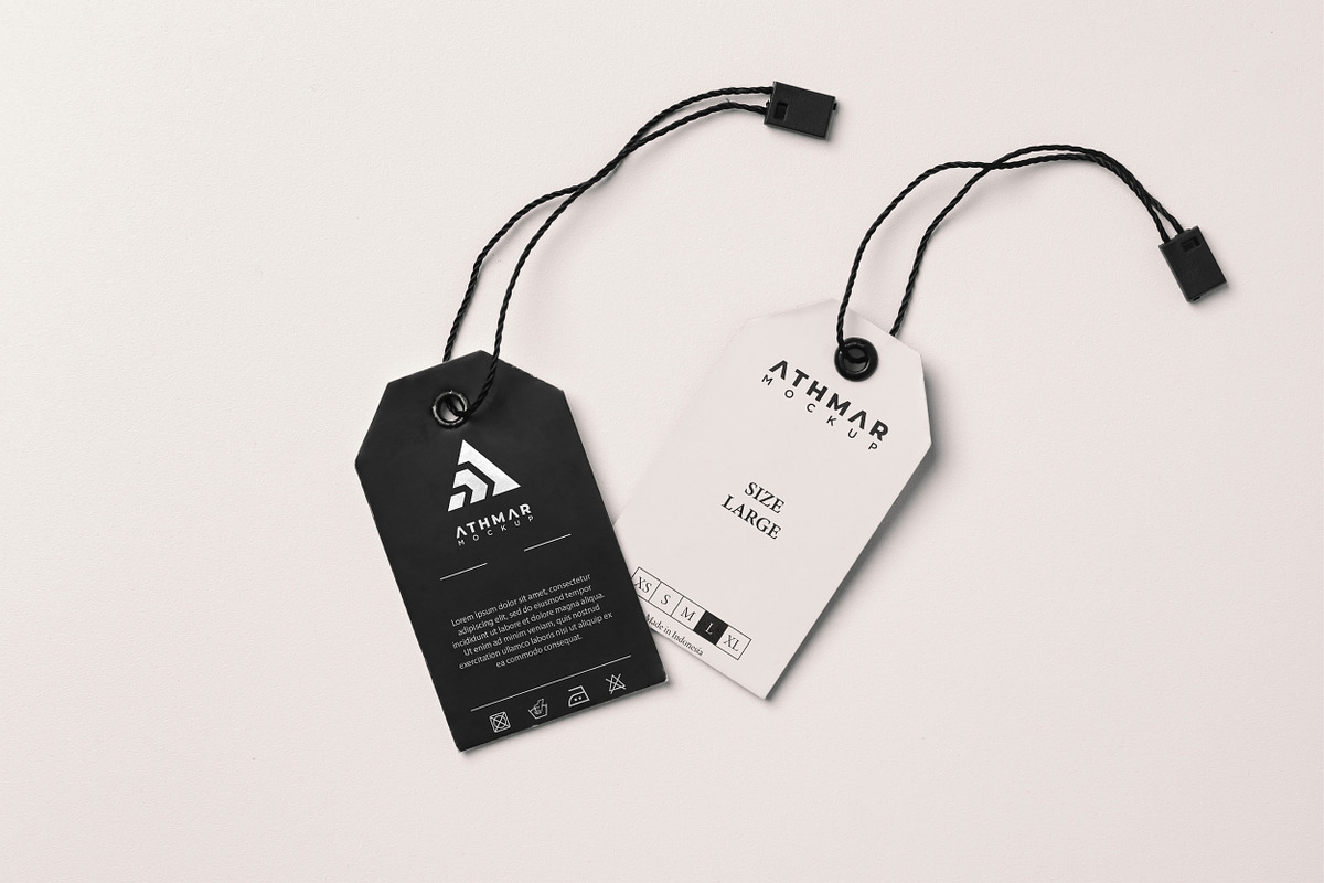 Label Tag Mockup, a Shirt Mockup by Assyat (Photo 4 of 5)