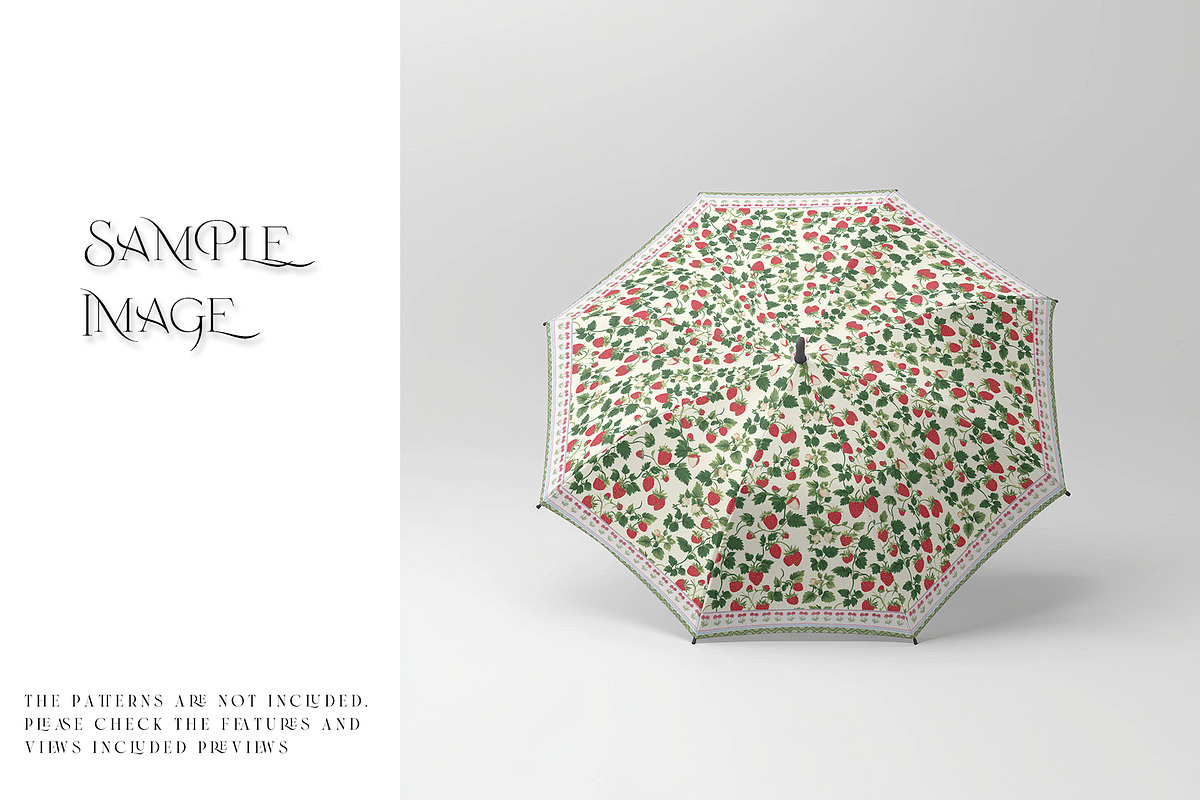 Umbrella Mockups with Smart Objects, a Product Mockup by mock-ups (Photo 6 of 11)