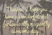 Vanilla Sunset Font, a Script Font by noonsun (Thumbnail 4 of 6)