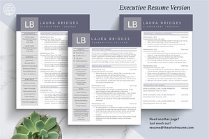 Teacher Resume Template Educator CV