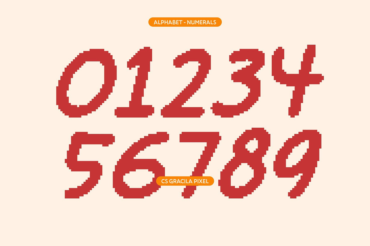 CS Gracila Pixel, a Handwritten Font by Craft Supply Co. (Photo 6 of 8)