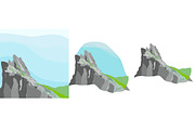 Mountain landscapes, a Background Graphic by lycka (Thumbnail 3 of 5)