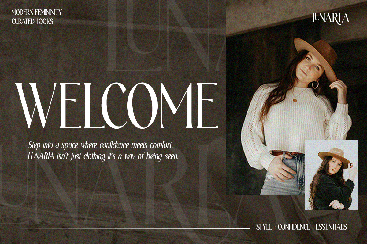 Ajessira – Modern Elegant Ligature, a Serif Font by Qweera Studio (Photo 5 of 12)