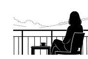 peaceful moment silhouette, an Illustration by Amazin_art (Thumbnail 22 of 46)