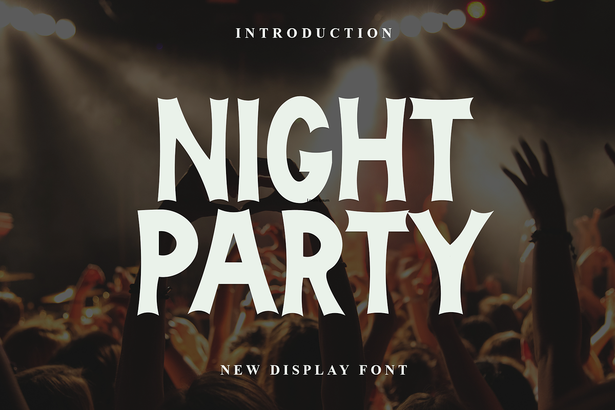 Night Party, a Script Font by FreshTypeINK (Photo 1 of 8)