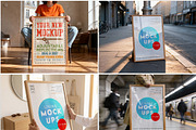 62 Poster Frame Mockup Bundle, a Mockup by DesignRocket (Thumbnail 12 of 14)