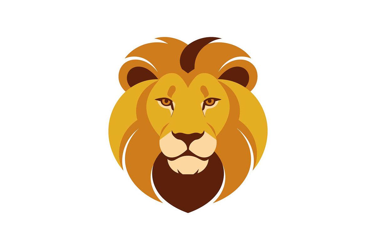 Royal Lion Head Cartoon Clipart, an Object Graphic by jahid234 (Photo 4 of 16)