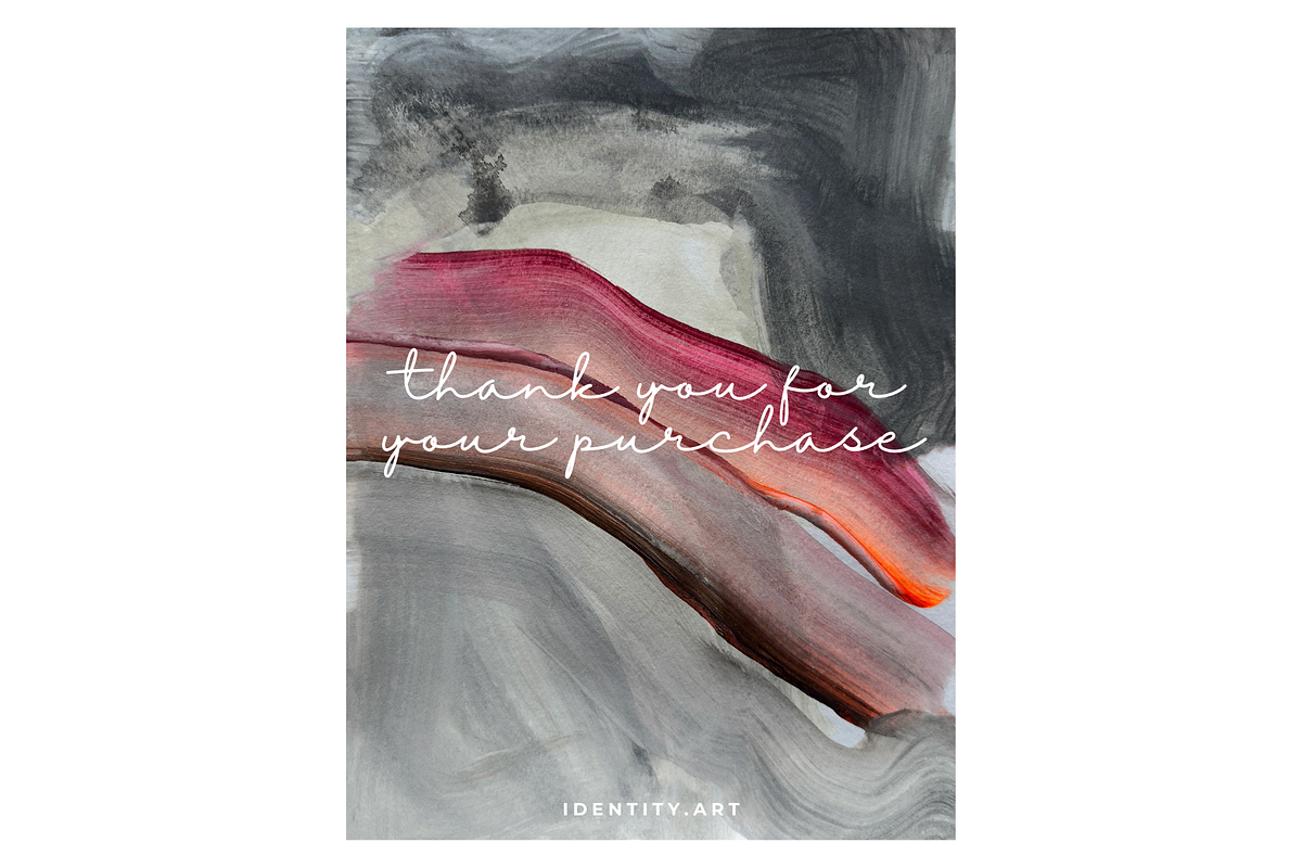 PINK AND GREY ABSTRACT ART, an Illustration by identity.ART (Photo 5 of 6)