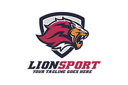 Lion Sport Logo, a Branding & Logo Template by VectorCrow (Thumbnail 2 of 2)