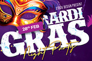 Mardi Gras Flyer, a Flyer Template by Stock_Design (Thumbnail 2 of 2)