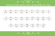 Sale-Fratello Nick Split Monogram, a Font by Debi Sementelli (Thumbnail 5 of 5)