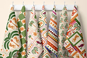 Tropical patchwork patterns, a Pattern Graphic by Tani Kuzminka (Thumbnail 3 of 9)