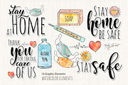 Stay at Home - Virus, an Illustration by helloPAPER (Thumbnail 2 of 3)