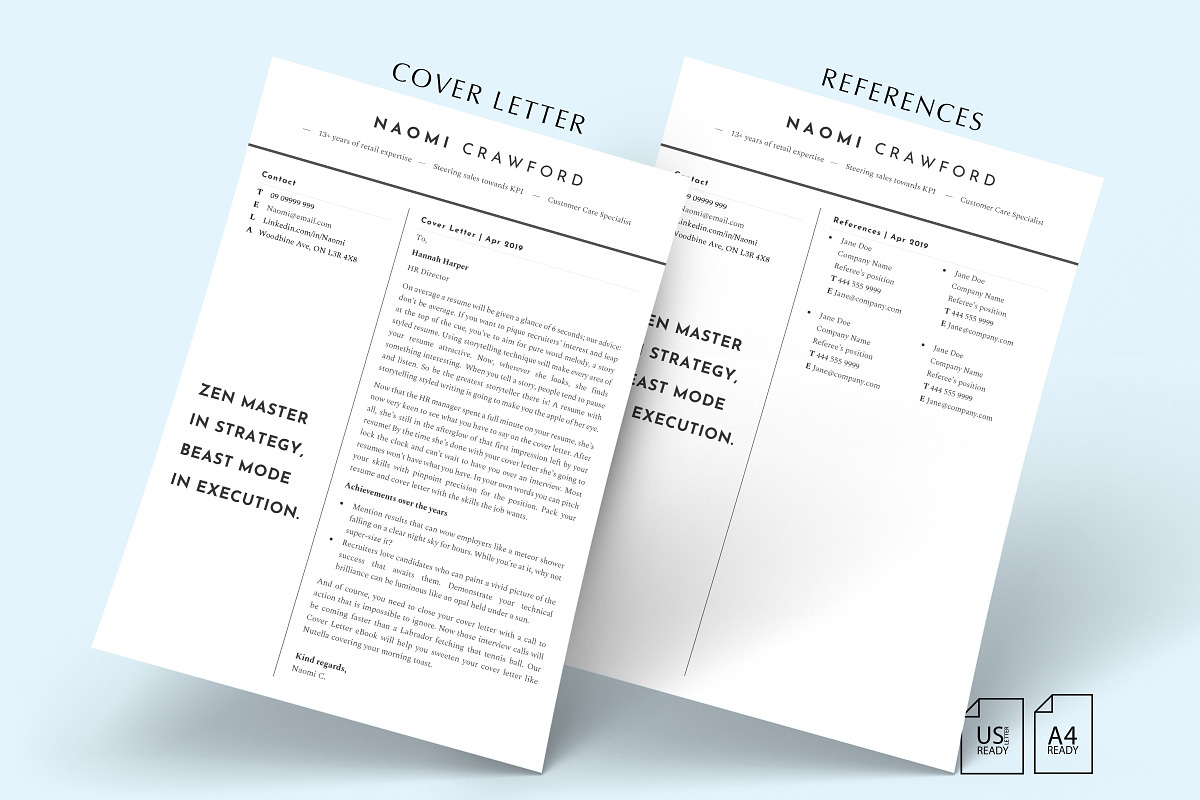Pages Resume Templates, Word & Doc, a Resume Template by Career Canvas (Photo 4 of 11)
