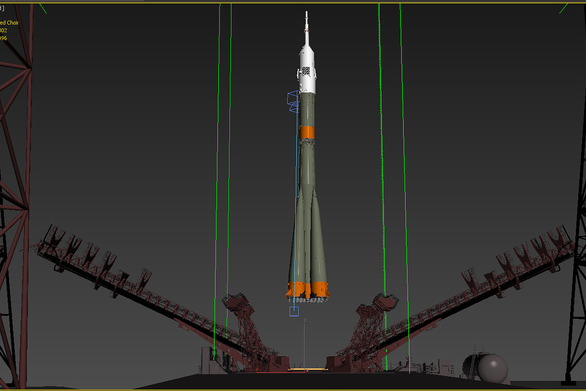 Boykonour Launch Place, Soyuz, a Cars & Vehicle 3D Model by konstantin.ermolaev (Photo 4 of 7)