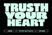 Bagor Font, a Sans Serif Font by trustha (Thumbnail 10 of 12)