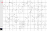Procreate Afro Hairstle Curly Hair, a Brush Add-On by ArtPrintBabe (Thumbnail 4 of 12)