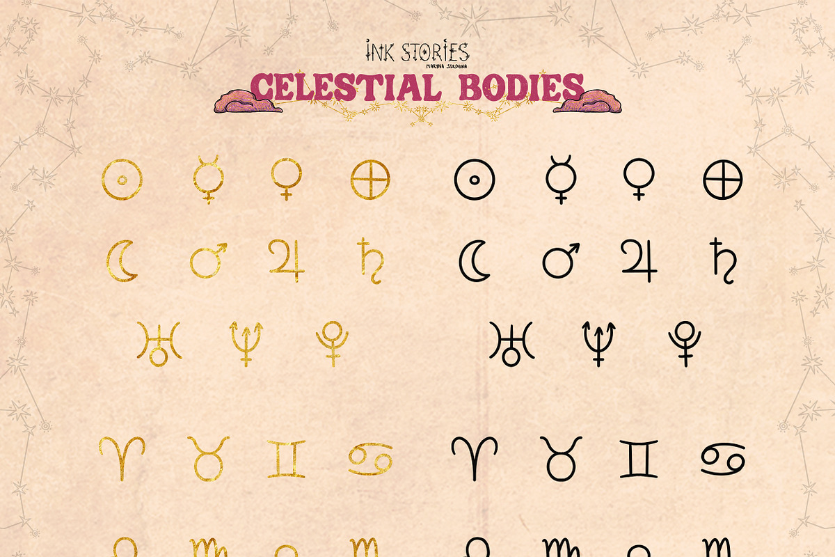 Celestial Bodies, an Object Illustration by Ink Stories (Photo 5 of 23)
