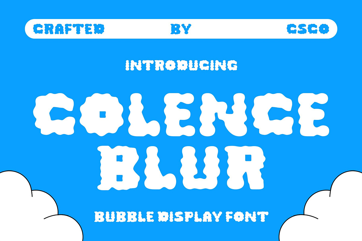 Colence Blur, a Sans Serif Font by Craft Supply Co. (Photo 1 of 8)