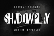 Shadow Play - Unique Display Font, a Sans Serif Font by JumboDesign (Thumbnail 1 of 6)