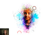 Bubble Watercolor Photoshop Action, a Brushes & More by Studio Retouch (Thumbnail 5 of 14)