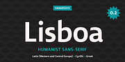 Lisboa, a Sans Serif Font by Vanarchiv (Thumbnail 1 of 4)