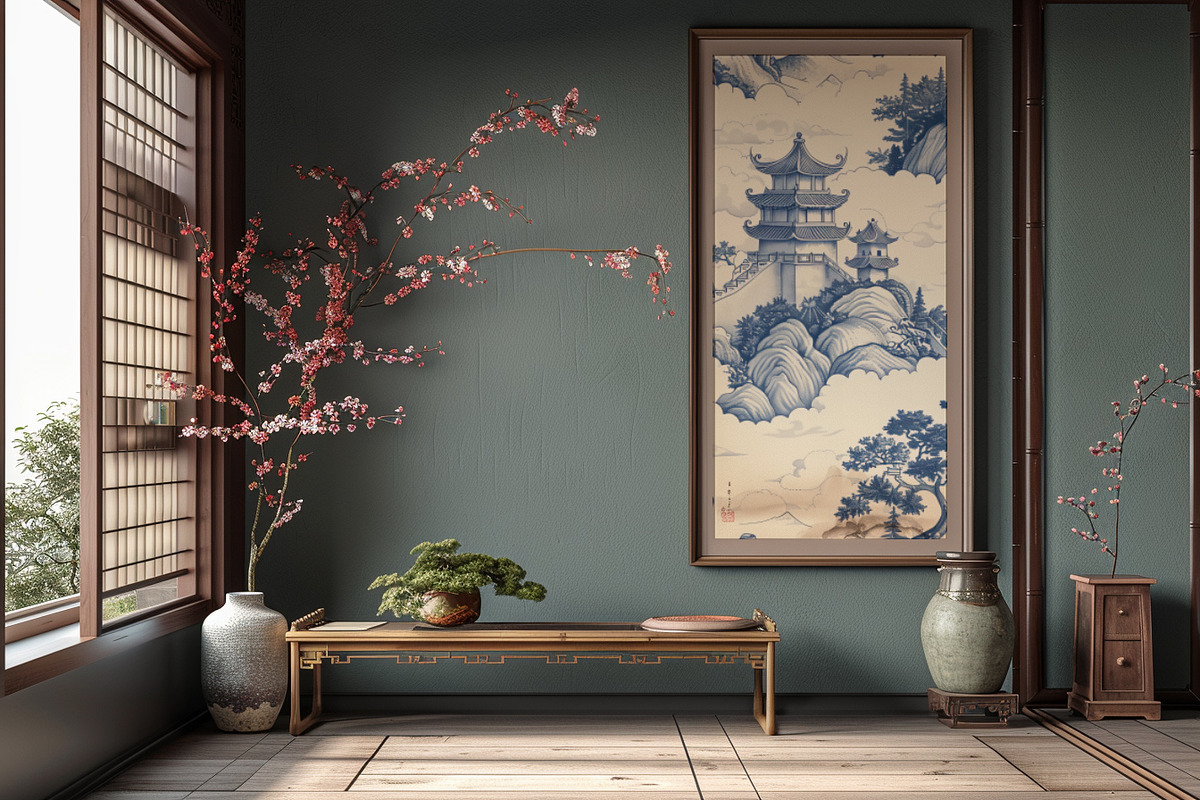 Chinoiserie Seamless Patterns, a Pattern Graphic by Olya Creative (Photo 4 of 19)
