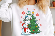 Cute Christmas Snowman Png, an Illustration by Libby Wishes (Thumbnail 2 of 6)
