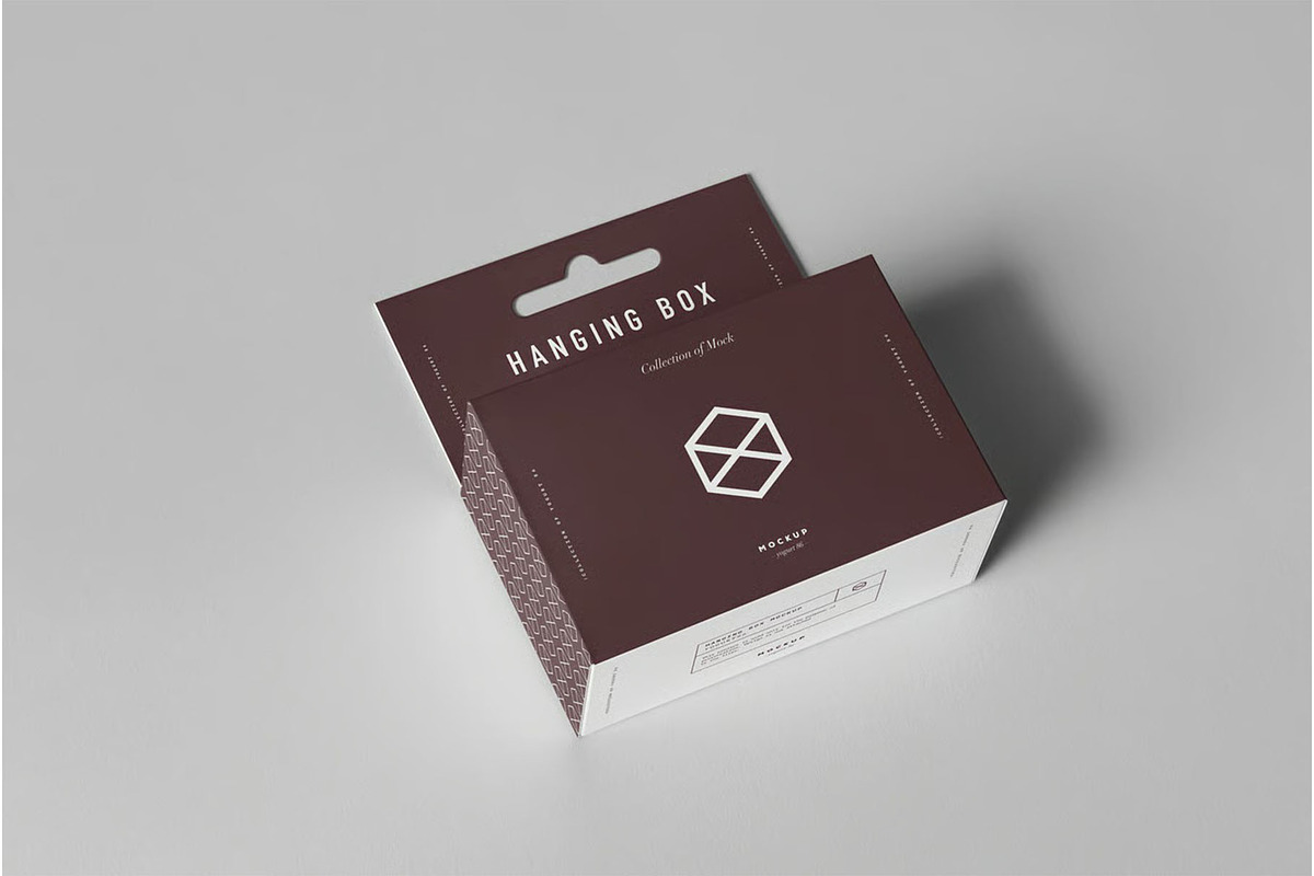 Hanging Box Mock-up, a Packaging Mockup by zippypixelstudio (Photo 5 of 7)