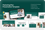 Marketing Plan Google Slides, a Presentation Template by Annora Studio (Thumbnail 1 of 5)