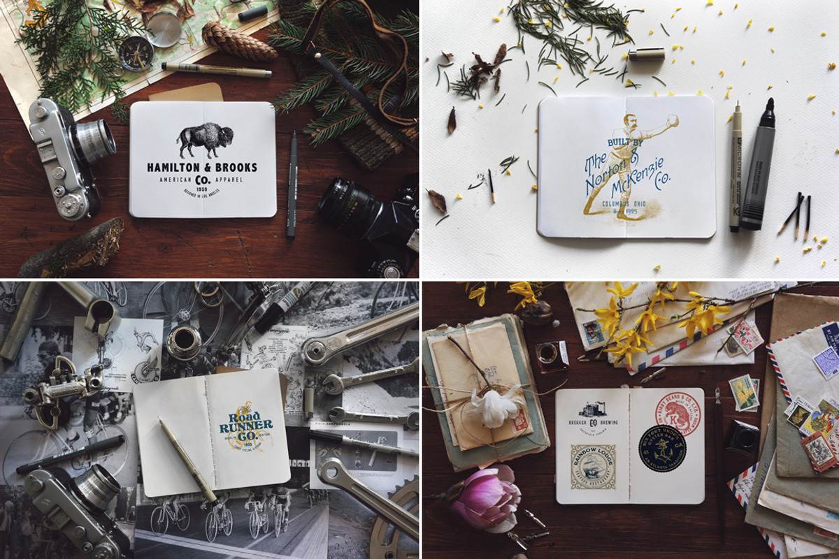 27 Notebook Mockups, a Mockup by Liviu (Photo 4 of 6)