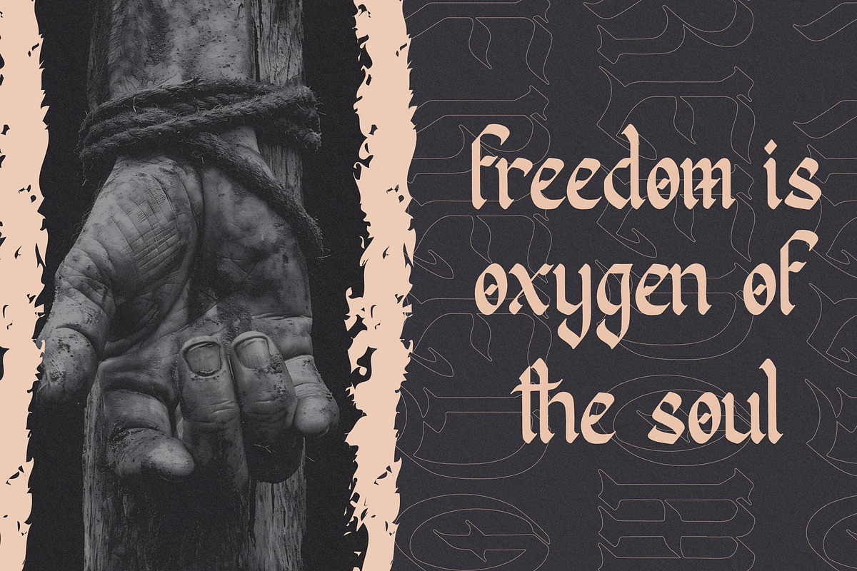 Zoldisx | Blackletter Typeface, a Blackletter Font by Denustudios (Photo 6 of 15)