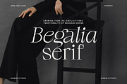 Begalia Serif - Elegant Typeface, a Serif Font by InkwellTypeCo (Thumbnail 1 of 14)