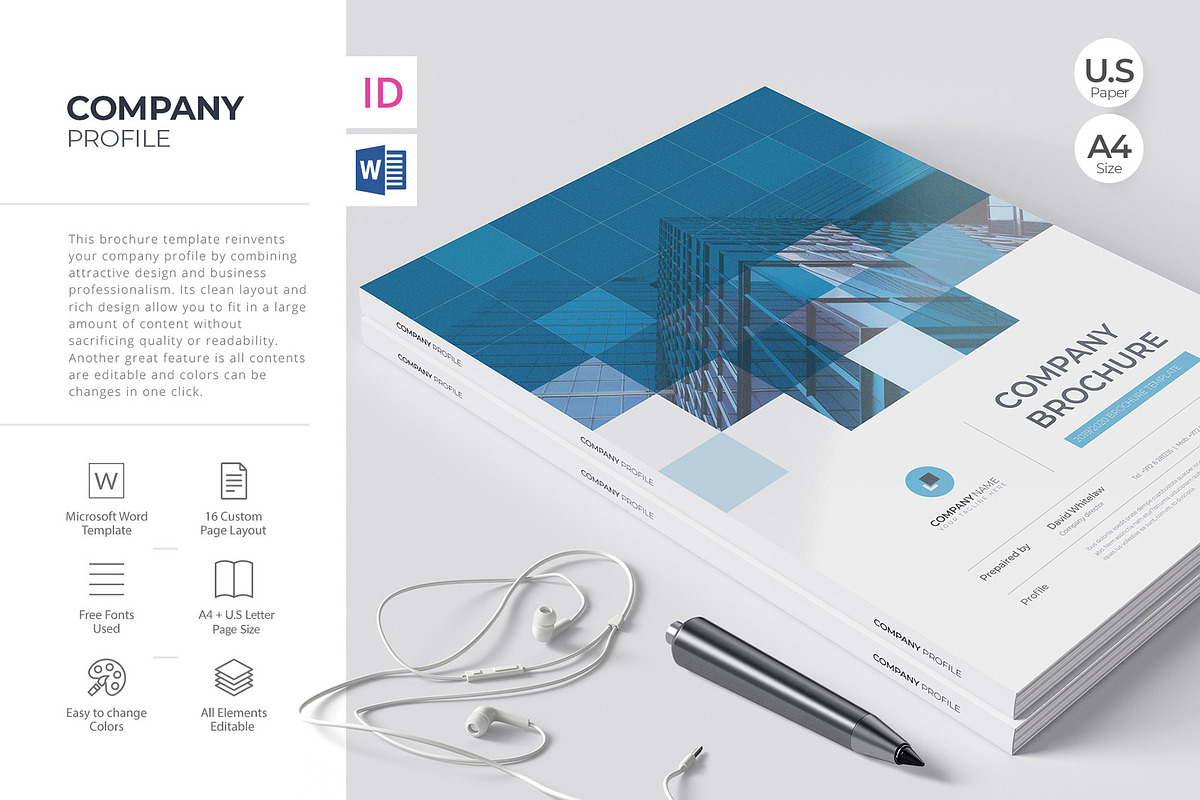Brochure Bundle | Docx, ID, Canva, a Brochure Template by BrochuresFactory (Photo 7 of 20)