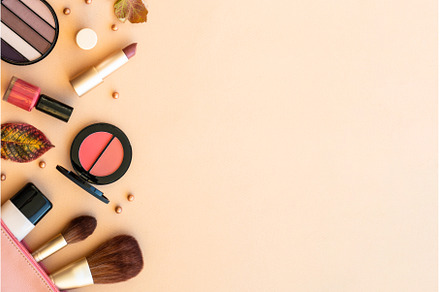 Make-up beauty products at pastel, a Beauty & Fashion Photo by Nadia-nb