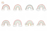 Boho Easter Rainbow PNG Clipart, an Object Illustration by KennedyStudio (Thumbnail 2 of 5)