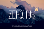 Zekonus - Modern Serif Font, a Serif Font by Iqsiart Studio (Thumbnail 1 of 8)
