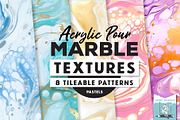 Acrylic Pour Marble Textures, a Wallpaper Graphic by Lindy_doodle (Thumbnail 1 of 9)