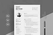 Resume/CV, a Resume Template by SlideCo (Thumbnail 1 of 8)