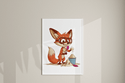 20 Summer Fox Clipart, an Animal Illustration by Pati Charm Studio (Thumbnail 8 of 8)